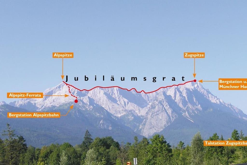 Zentral, Ruhig & Stilvoll Mit Bergpanorama+ Garten Garmisch-Partenkirchen Exterior photo